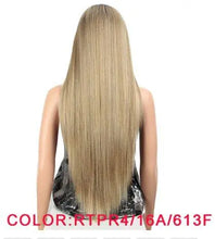 Load image into Gallery viewer, hilary long 32 inch heat resistant straight wig
