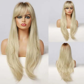 hilary long layered straight wig with side bangs layered lc018-1