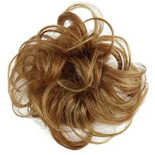 Load image into Gallery viewer, human hair synthetic fibre blend  updo scrunchie
