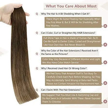 Load image into Gallery viewer, invisible tape remy human hair extensions 14 to 22 inches long
