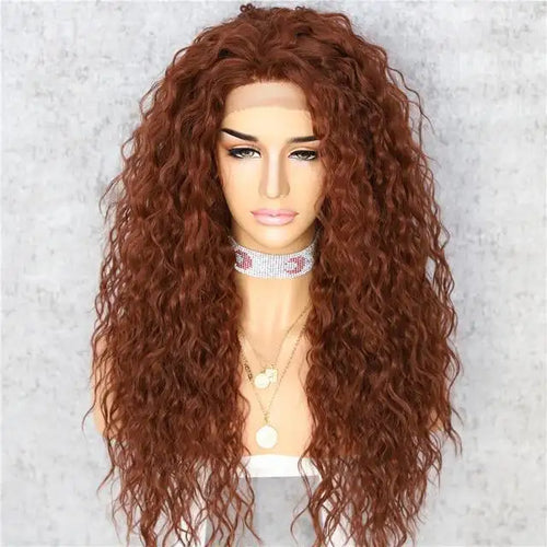 jade | free parting heat resistant lace front wig 340 / 150% / lace front / 26inches / 1 pc