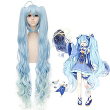 Load image into Gallery viewer, japanese princess vocaloid anime hatsune miku cosplay wig as the picture / vocaloid
