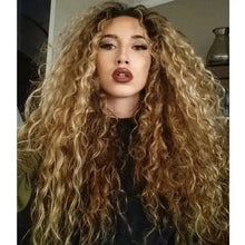 Load image into Gallery viewer, jessica curly synthetic lace front wig
