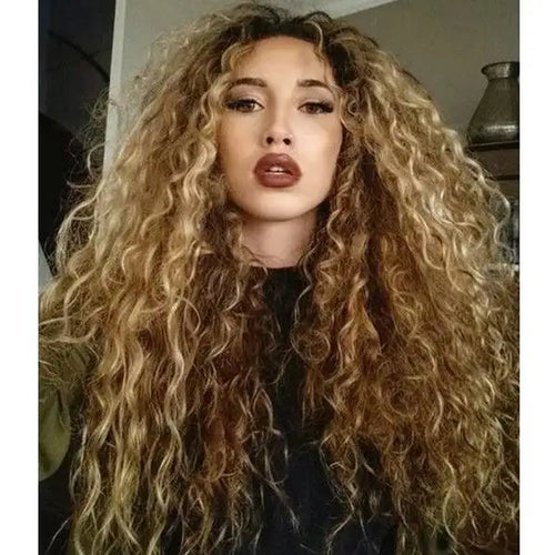 jessica curly synthetic lace front wig