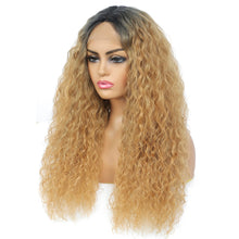 Load image into Gallery viewer, jessica curly synthetic lace front wig
