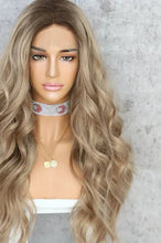 Load image into Gallery viewer, ladies long natural wave heat resistant hair wig
