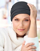 Load image into Gallery viewer, larca bamboo turban dark grey 08
