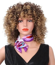 Load image into Gallery viewer, latisha heat resistant kinky curly wig
