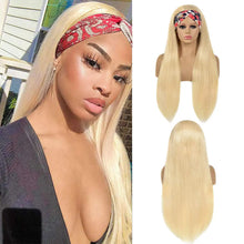 Load image into Gallery viewer, light blonde head band wig
