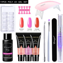 Load image into Gallery viewer, Acrylic Gel Poly Nail Gel Manicure Kit with Lamp Beauty Store
