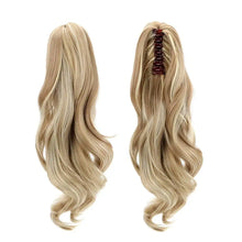 Load image into Gallery viewer, long curly 18&quot;synthetic claw clip on ponytail hair heat friendly  hair piece
