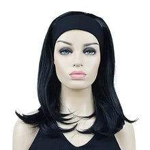 Load image into Gallery viewer, long straight headband synthetic heat resistant wig
