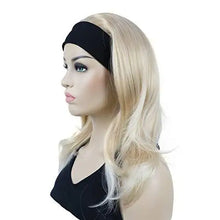 Load image into Gallery viewer, long straight headband synthetic heat resistant wig #m135
