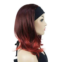 Load image into Gallery viewer, long straight headband synthetic heat resistant wig
