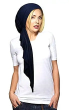 Load image into Gallery viewer, long tied headscarf headcover turban

