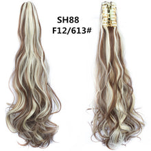 Load image into Gallery viewer, Long Wavy Claw Clip on Hair Extension Ponytail High Temperature Fibre Wig Store
