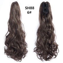 Load image into Gallery viewer, Long Wavy Claw Clip on Hair Extension Ponytail High Temperature Fibre Wig Store
