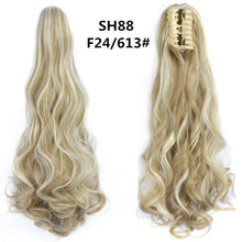 Load image into Gallery viewer, Long Wavy Claw Clip on Hair Extension Ponytail High Temperature Fibre Wig Store
