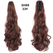 Load image into Gallery viewer, Long Wavy Claw Clip on Hair Extension Ponytail High Temperature Fibre Wig Store
