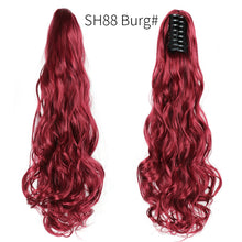 Load image into Gallery viewer, Long Wavy Claw Clip on Hair Extension Ponytail High Temperature Fibre Wig Store
