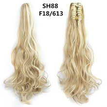 Load image into Gallery viewer, Long Wavy Claw Clip on Hair Extension Ponytail High Temperature Fibre Wig Store
