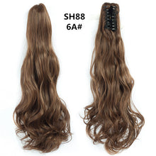 Load image into Gallery viewer, Long Wavy Claw Clip on Hair Extension Ponytail High Temperature Fibre Wig Store
