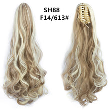 Load image into Gallery viewer, Long Wavy Claw Clip on Hair Extension Ponytail High Temperature Fibre Wig Store
