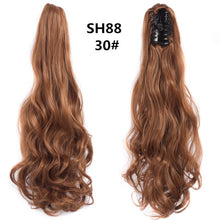 Load image into Gallery viewer, Long Wavy Claw Clip on Hair Extension Ponytail High Temperature Fibre Wig Store
