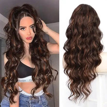 Load image into Gallery viewer, long wavy ponytail hair drawstring ponytail extension 4-30 / 26inches
