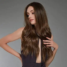 Load image into Gallery viewer, long lace front wig with wavy ends
