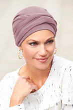Load image into Gallery viewer, loop beanie with scarf set rose 15
