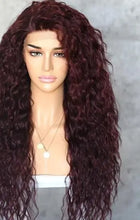 Load image into Gallery viewer, mackenna futura fiber curly heat resistant lace front wig
