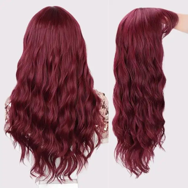 melania heat resistant water wave wig 118 / 26inches