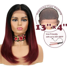 Load image into Gallery viewer, mia synthetic lace front wig 22“inch 13x4
