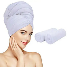 Load image into Gallery viewer, microfiber hair towel wrap
