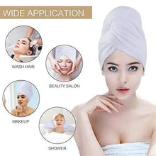 Load image into Gallery viewer, microfiber hair towel wrap
