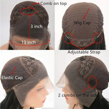 Load image into Gallery viewer, millie rose - ombre pink wig body wave synthetic lace front heat resistant fiber wig
