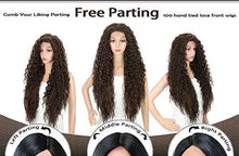 Load image into Gallery viewer, multi directional parting curly heat resistant wig
