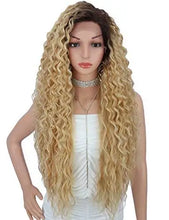 Load image into Gallery viewer, multi directional parting curly heat resistant wig
