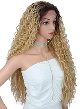 Load image into Gallery viewer, multi directional parting curly heat resistant wig

