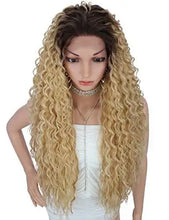 Load image into Gallery viewer, multi directional parting curly heat resistant wig
