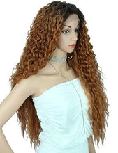 Load image into Gallery viewer, multi directional parting curly heat resistant wig
