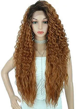 Load image into Gallery viewer, multi directional parting curly heat resistant wig
