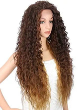 Load image into Gallery viewer, multi directional parting curly heat resistant wig

