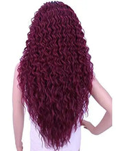 Load image into Gallery viewer, multi directional parting curly heat resistant wig
