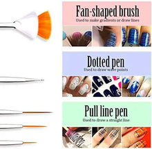 Load image into Gallery viewer, nail pen designer nail art tool
