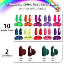 Load image into Gallery viewer, nail polish kit with 36w uv led lamp gel polish set  nail art decorations
