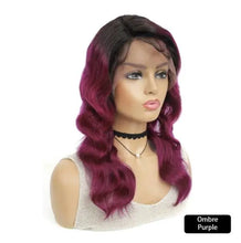 Load image into Gallery viewer, olivia wavy brazilian human hair wig
