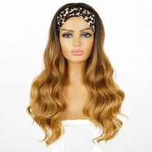Load image into Gallery viewer, ombre blonde loose body wave headband wig
