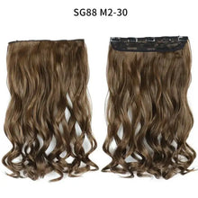 Load image into Gallery viewer, one-piece long wavy  heat resistant clip in hair extensions sg88-m2 30
